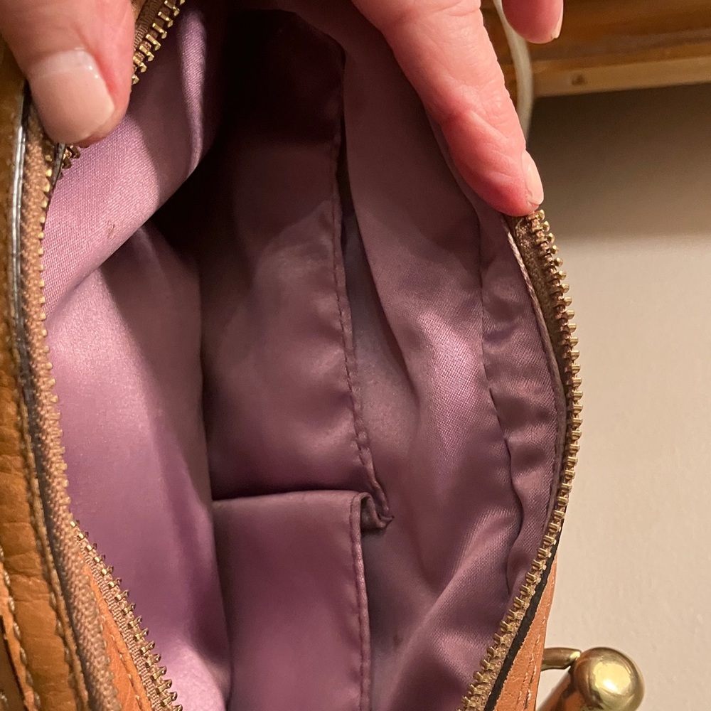 Coach Tan Leather Handbag - Picture 8 of 12